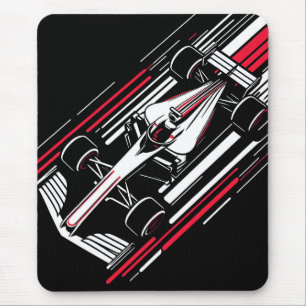 Mousepad Linhas de Velocidade de Carro de Corrida de Fórmul