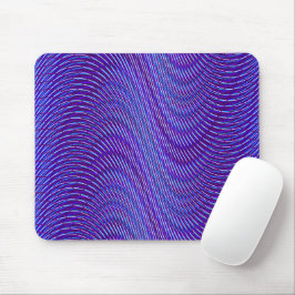 Mousepad Linhas Roxas e Azuis - Psicodélicas, Trippy Stripe
