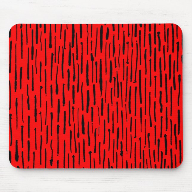 Mousepad Linhas Tintas - Vermelho (Frente)