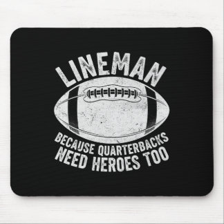 Mousepad Linhista Engraçado Porque Quarterbacks Também Prec