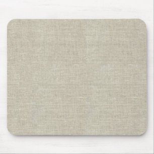 Mousepad Linho bege rústico impresso