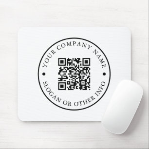 Mousepad Link do site da empresa Código QR Promocional come