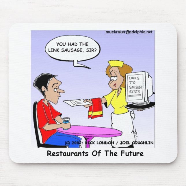 Mousepad Links de Computador Ofertas e Coleções Engraçadas (Frente)