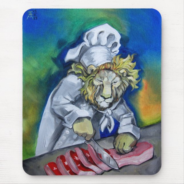Mousepad Lion Chef (Frente)