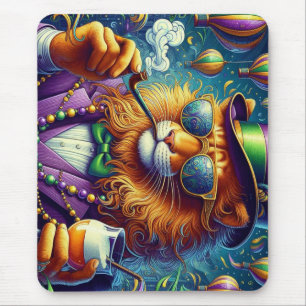 Mousepad Lion/Louisiana Mardi Gras