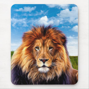 Mousepad Lion O Rei da Floresta