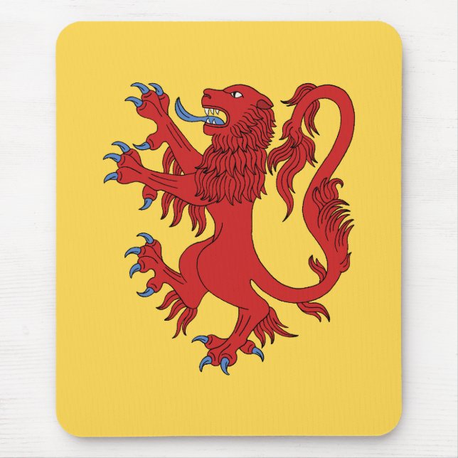 Mousepad Lion Rampant Gules (Frente)