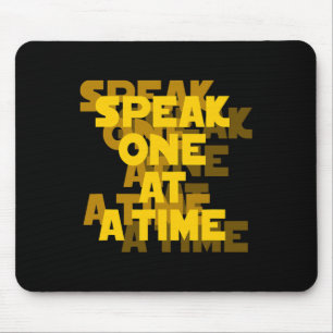 Mousepad Lip Lendo ASL Gesto de Mão surdo Ausente Audição P