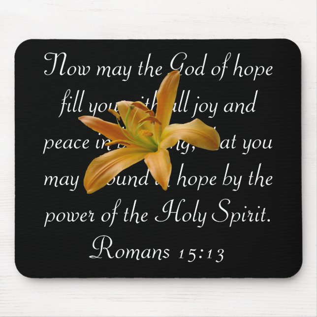 Mousepad Lírio alaranjado (Frente)