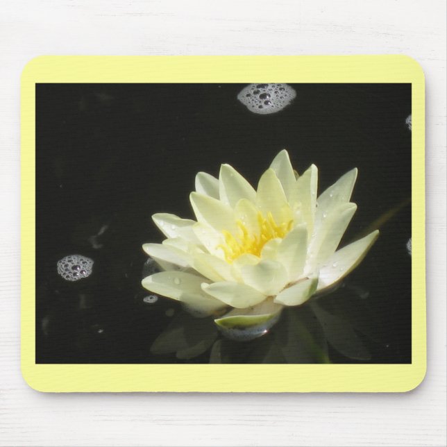 Mousepad Lírio de lagoa amarela (Frente)