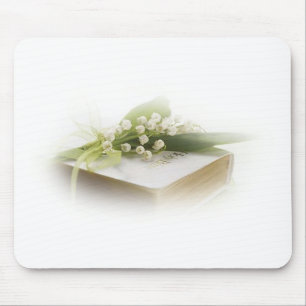 Mousepad lírio do vale com bíblia