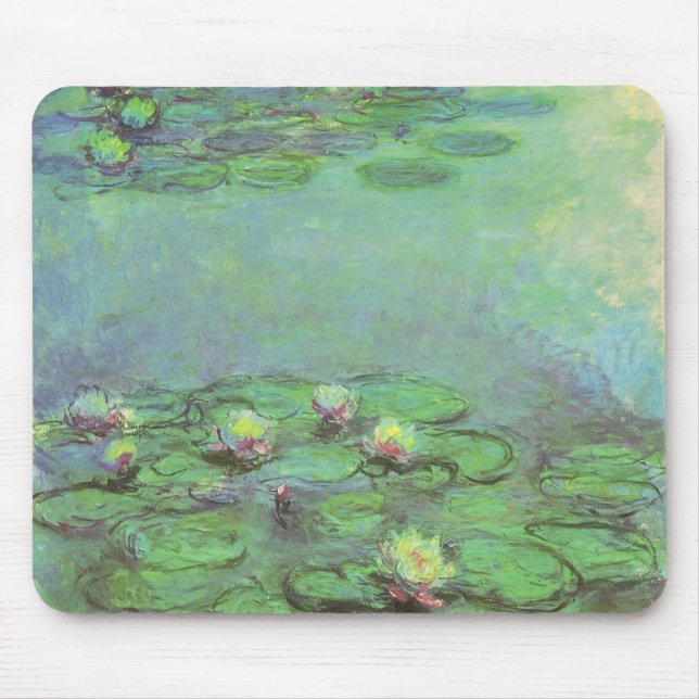 Mousepad Lírios de Claude Monet, Impressionismo venenoso (Frente)
