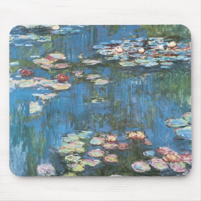 Mousepad Lírios de Claude Monet, Impressionismo venenoso (Frente)