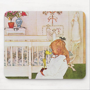 Mousepad Lisbeth com uma tulipa amarela