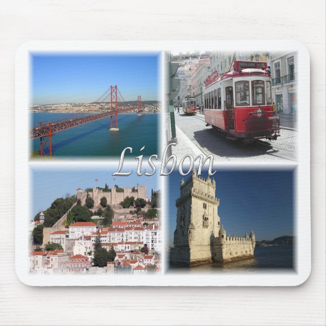 Mousepad Lisboa Portugal (Frente)