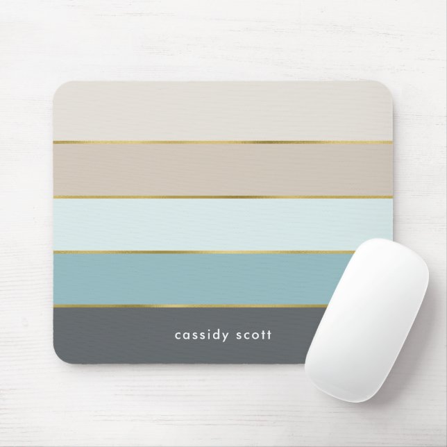 Mousepad Listas Modernas Personalizadas (Com mouse)
