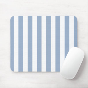 Mousepad Listrado Azul e Branco
