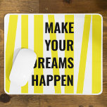 Mousepad Listras Amarelas Modernas e faça seu sonho acontec<br><div class="desc">Listras Amarelas Modernas e faça seu sonho acontecer</div>