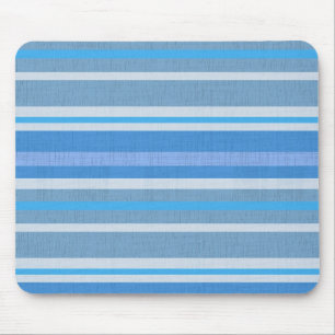 Mousepad Listras azuis do algodão