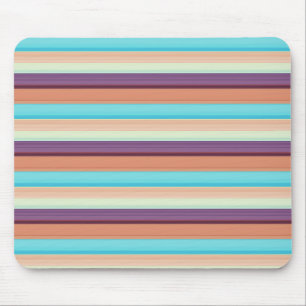 Mousepad Listras azuis marrons fofas