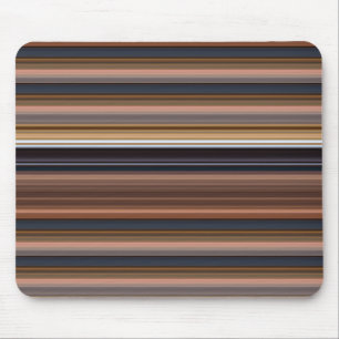 Mousepad Listras azuis marrons fofas