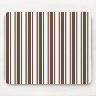 Mousepad Listras castanho chocolate e brancas dos doces