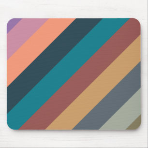 Mousepad listras coloridas pastel