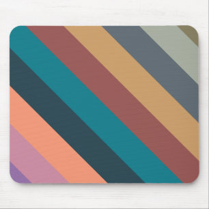 Mousepad listras coloridas pastel