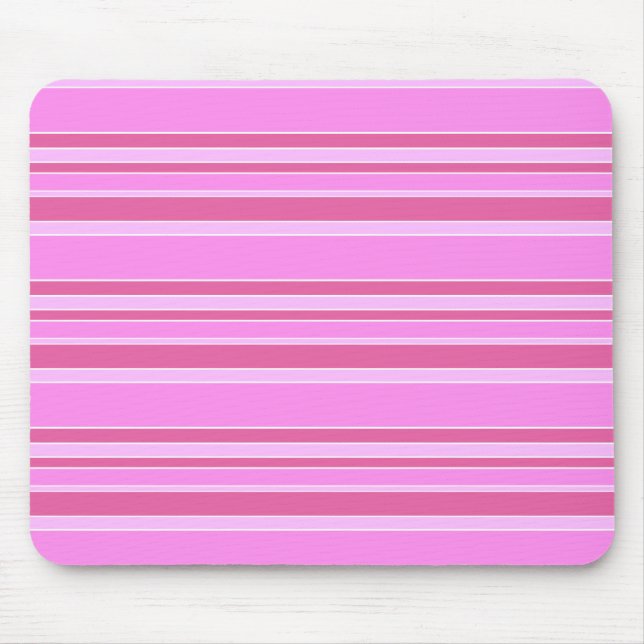 Mousepad Listras cor-de-rosa (Frente)