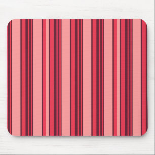 Mousepad Listras cor-de-rosa-branca