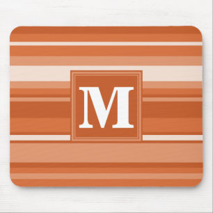 Mousepad Listras da laranja do monograma