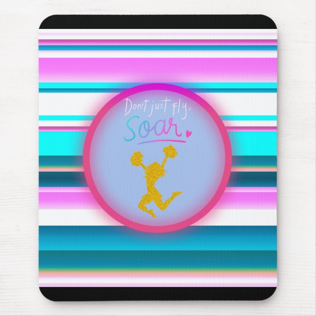 Mousepad Listras de animação "Não voe, Soar" Stripes (Frente)