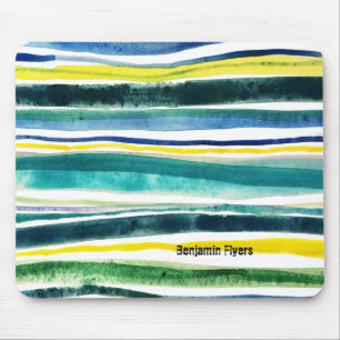 Mousepad Listras de aquarelas frescas