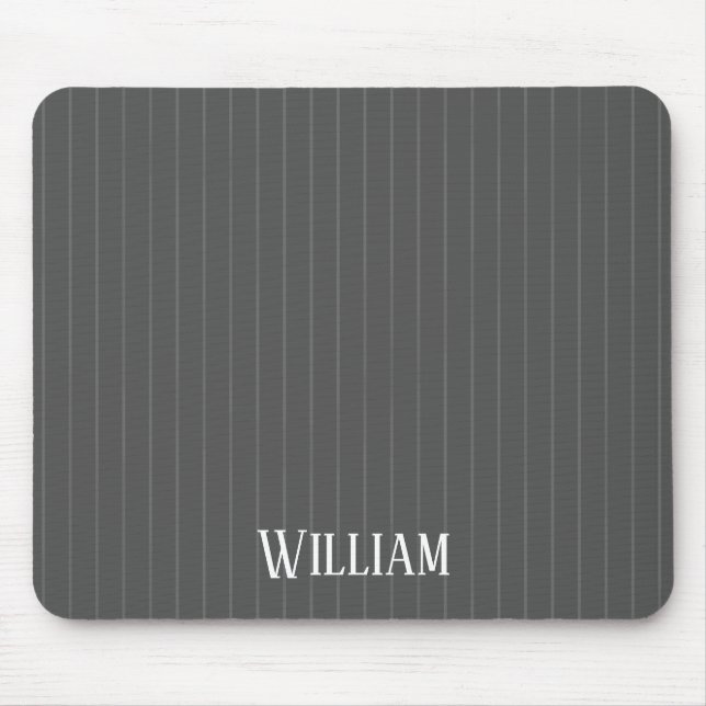 Mousepad Listras de cinza personalizadas (Frente)