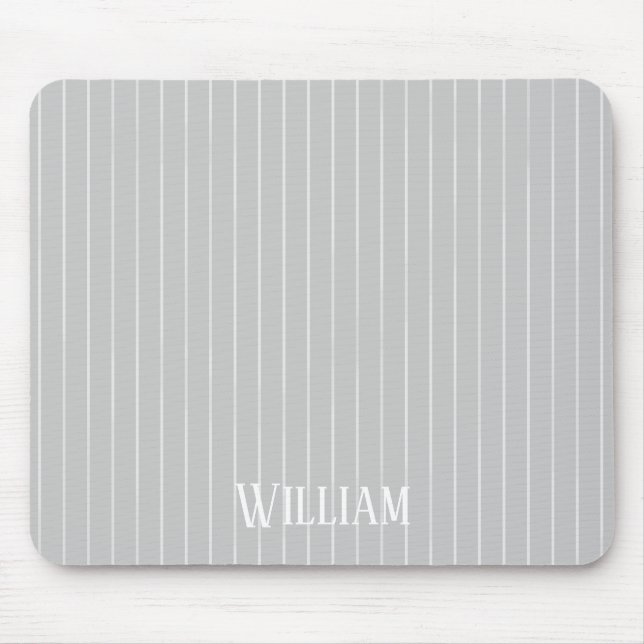 Mousepad Listras de cinza personalizadas (Frente)
