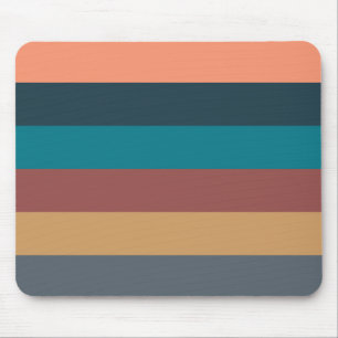 Mousepad listras de cor colorido pastel