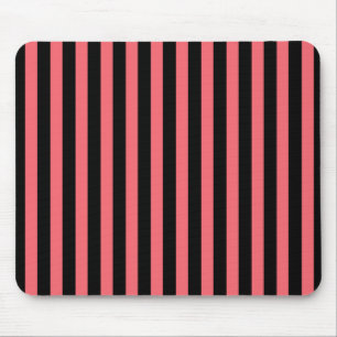 Mousepad Listras de coral e doces pretos