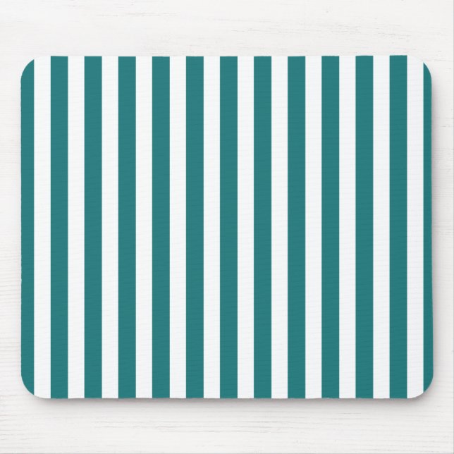 Mousepad Listras de doce verde e branco (Frente)