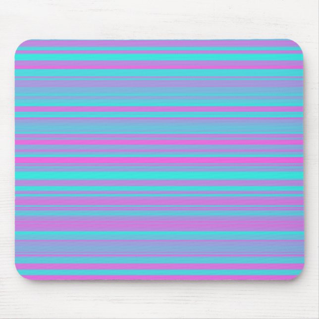 Mousepad Listras de Rosa Roxo Azul Padrão (Frente)