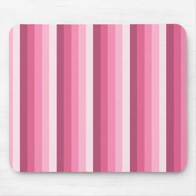 Mousepad Listras de sombra rosa (Frente)