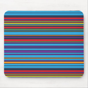 Mousepad Listras de violeta azul-brancas