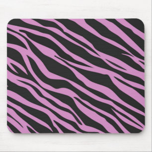 Mousepad Listras de Zebra Rosa Orquídea