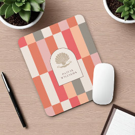Mousepad Listras e Xadrez Feminino Personalizado