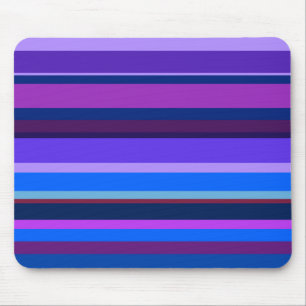 Mousepad Listras horizontais azuis e roxas