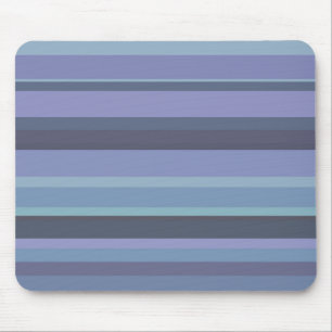 Mousepad Listras horizontais de cinza azul
