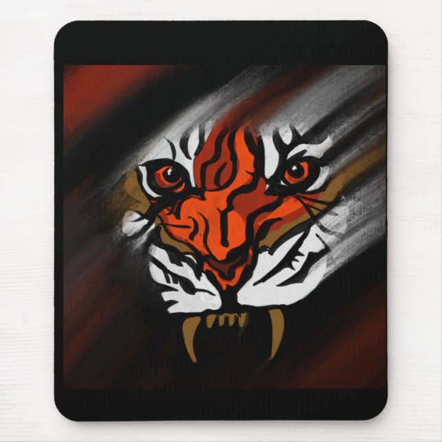 MOUSEPAD LISTRAS LARANJA E PRETA     (Frente)