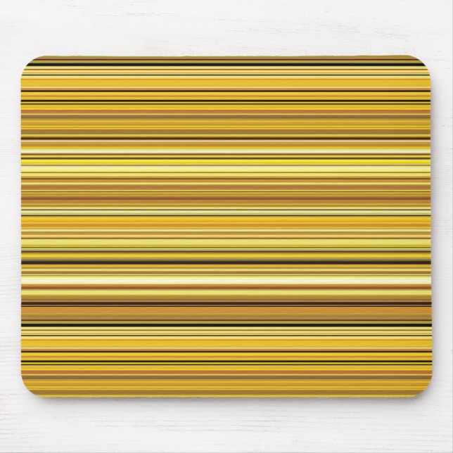 Mousepad Listras marrons douradas fofas (Frente)
