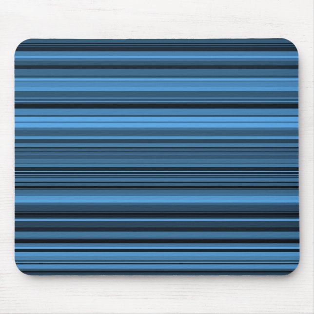 Mousepad Listras Pretas Azuis (Frente)