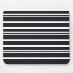 Mousepad Listras pretas e brancas fofas