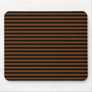 Mousepad Listras Pretas Marrons Padrão Sem Costura